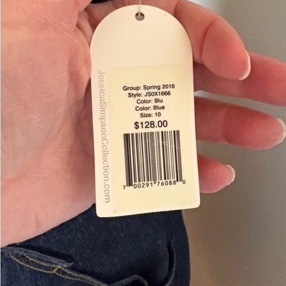 Jessica Simpson Denim Corset Midi Dress New with tags - Picture 6 of 8